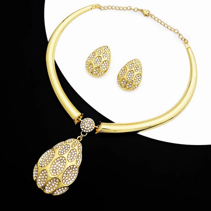 Dubai Wedding Necklace & Earrings Set