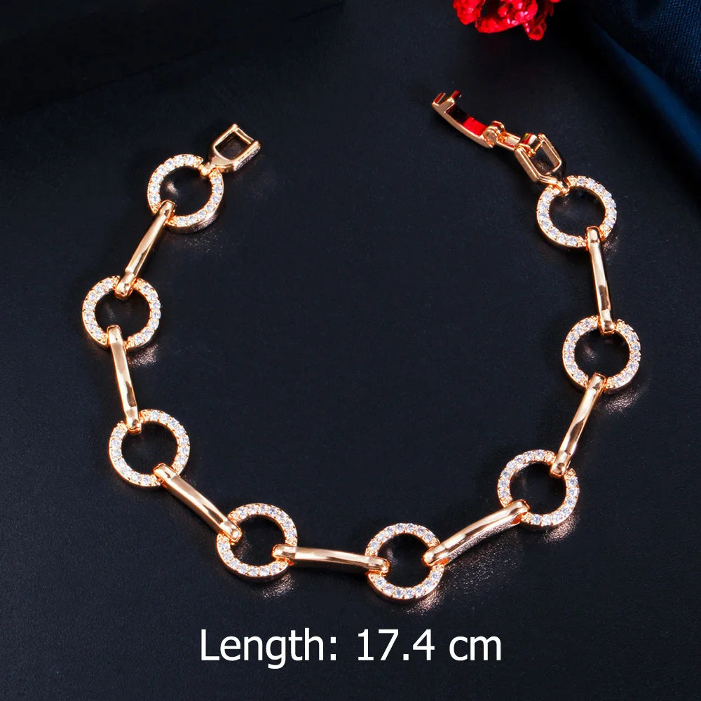Elephant Charm Link Bracelet