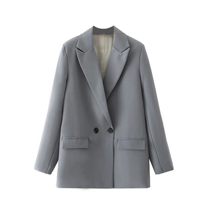 Women’s Double-Breasted  Office Blazer