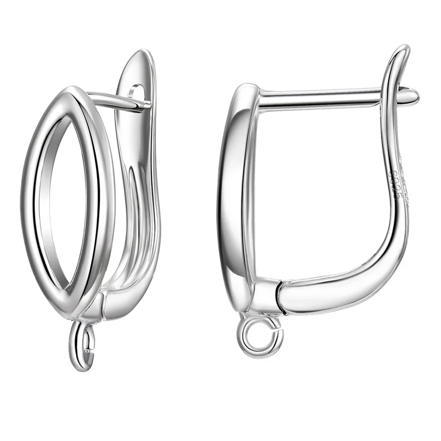 925 Sterling Silver Earring Findings for DIY Jewelry