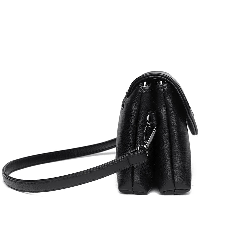 High-Quality PU Leather Crossbody Shoulder Bag