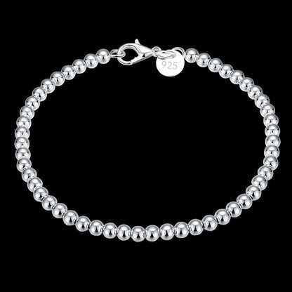 Silver Beads Bracelets