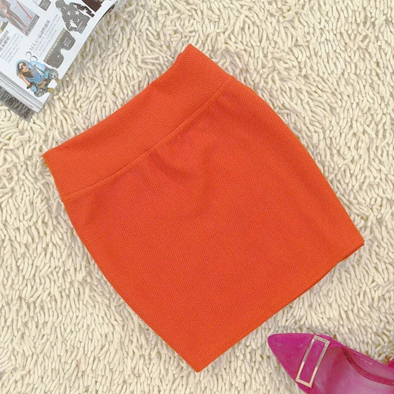 Women’s Red Micro Mini Skirt