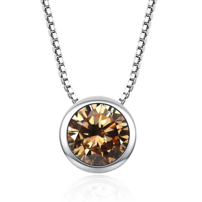 925 Sterling Silver CZ Pendant Necklace for Women