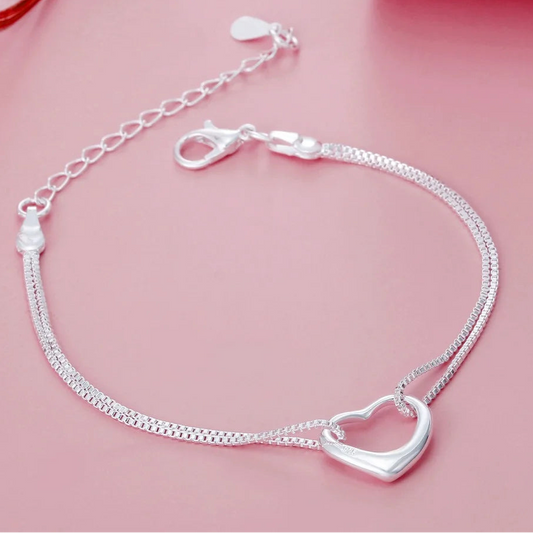 New Trend Genuine 925 Sterling Silver Jewelry Set for Women