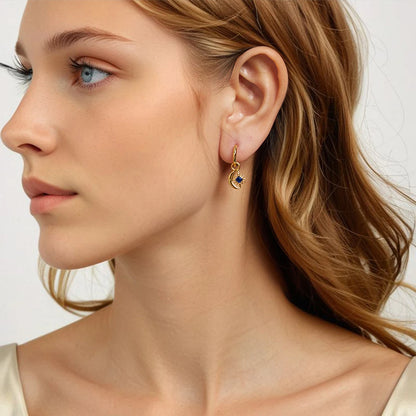 JEW001ER  Mix and Match Earring Pack with Cubic Zirconia Star Boho Charms - Klixstore