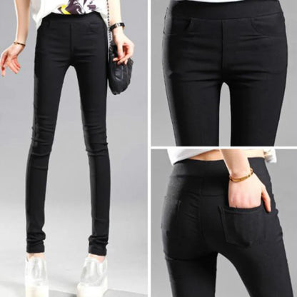 Elastic Stretch Skinny Leggings Slim