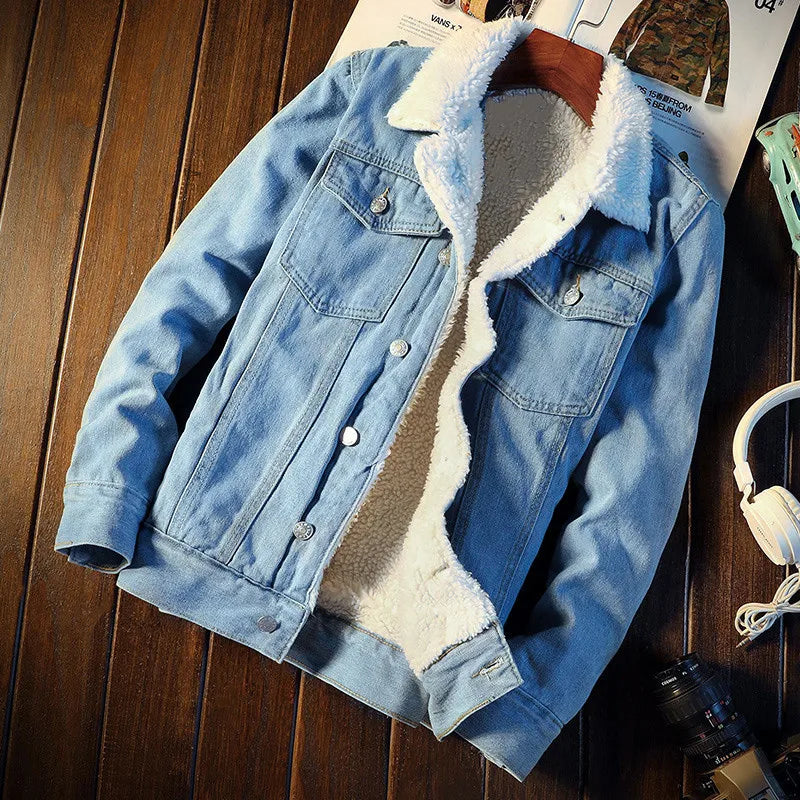 Women’s Denim Lambswool Jacket 2025