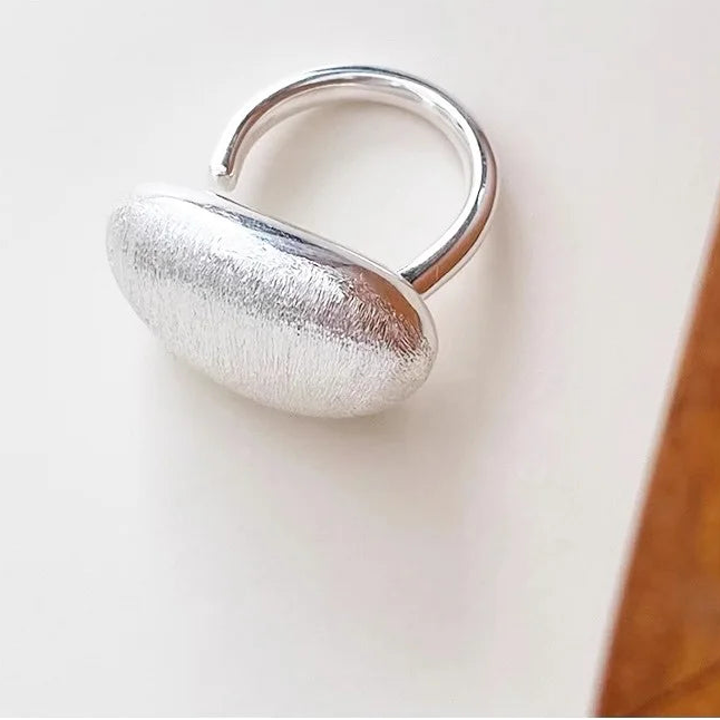 Real  Sterling Silver Free Size Ring