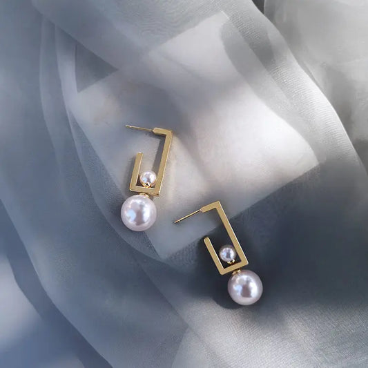 Three-in-One Pearl Earrings
