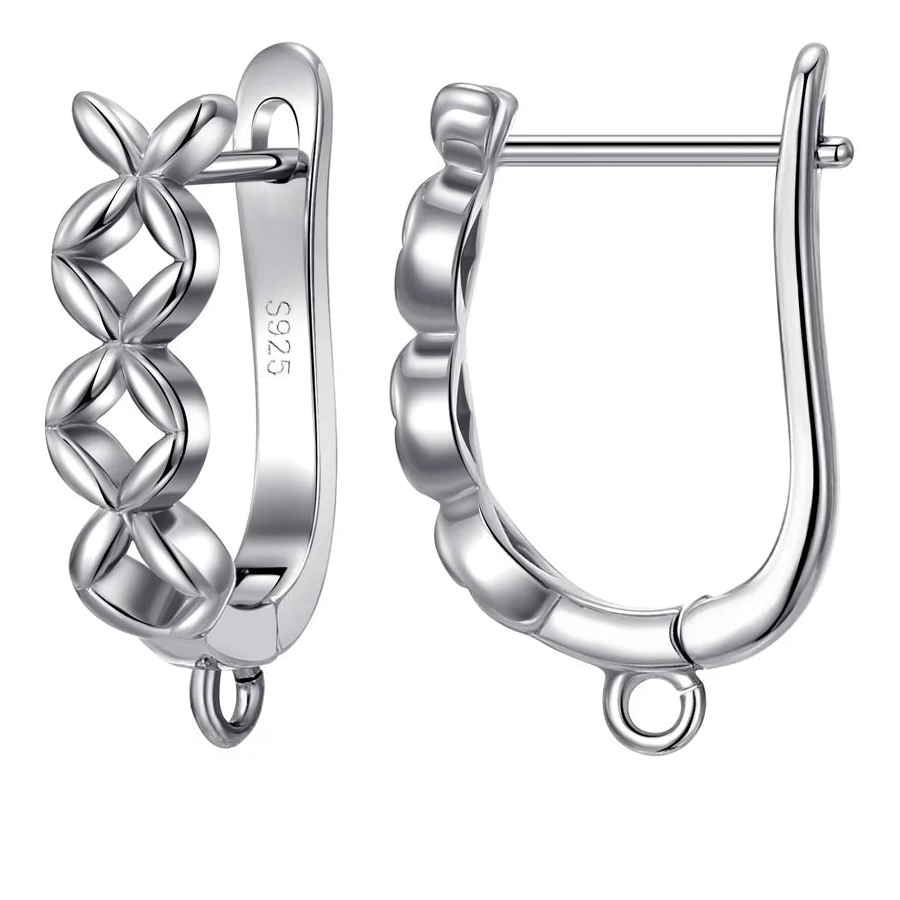 925 Sterling Silver Earring Findings for DIY Jewelry