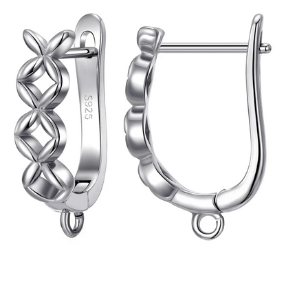 925 Sterling Silver Earring Findings for DIY Jewelry