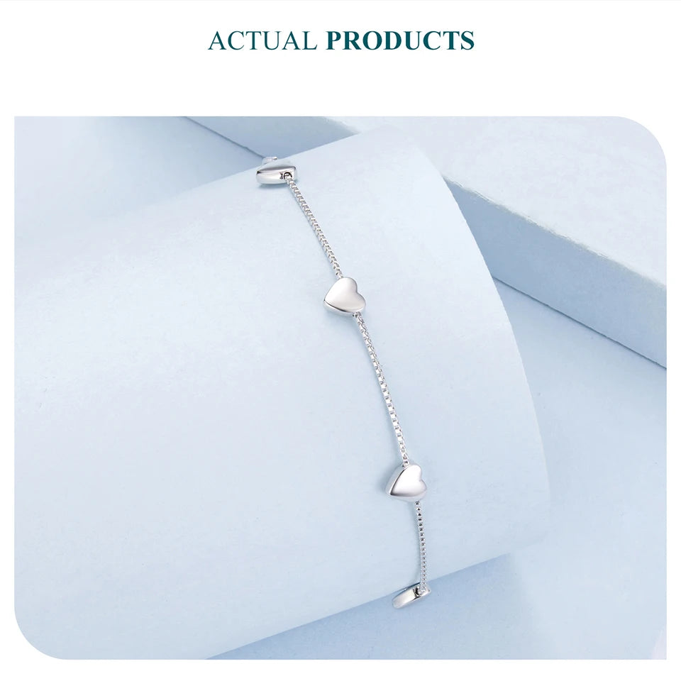 Adjustable Heart Bracelet