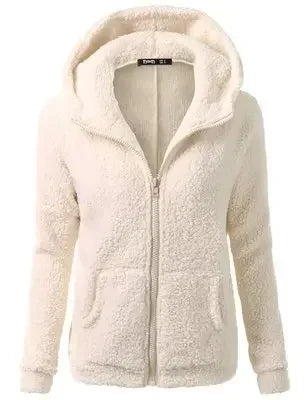 Women’s Warm Fleece Zip-Up Hoodie Coat