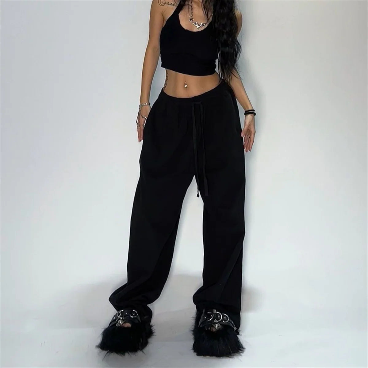 Classic Baggy Female Sport  Trouser