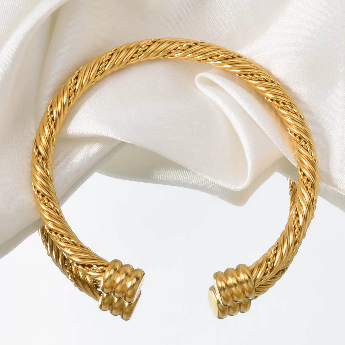 Wire Knot Cuff Bracelet