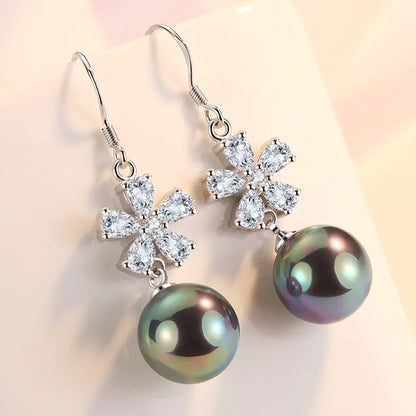 925 Sterling Silver Original Charm Double Hoop Earrings