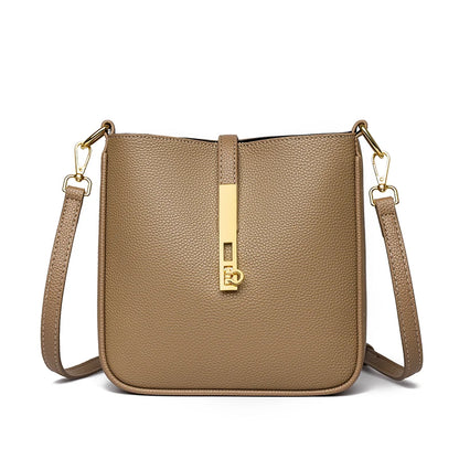 Women's 100% Cowhide Leather Shoulder Tote Bag