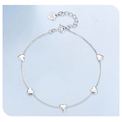 Adjustable Heart Bracelet