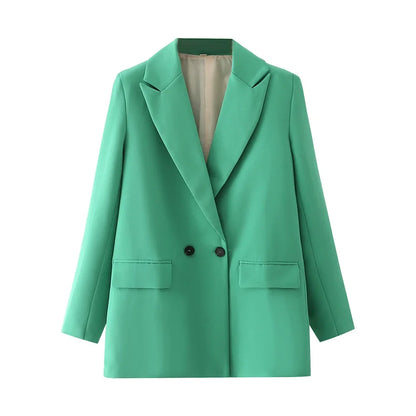 Women’s Double-Breasted  Office Blazer