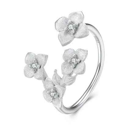Plum Blossom Open Ring