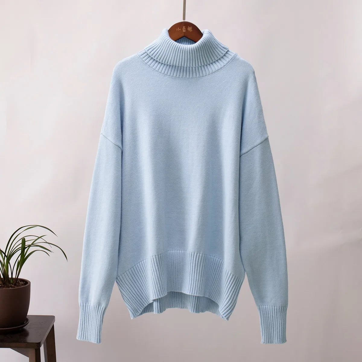 Thick Cashmere Turtleneck Sweater Women 2025