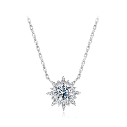 Sun Moissanite Necklace