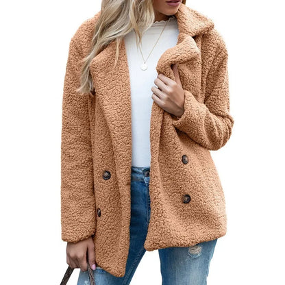 Women’s Faux Fur Plush Winter Jacket