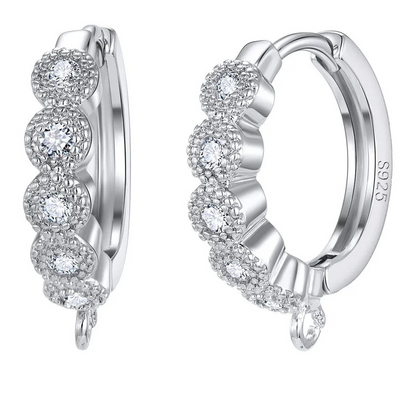 925 Sterling Silver Earring Findings for DIY Jewelry