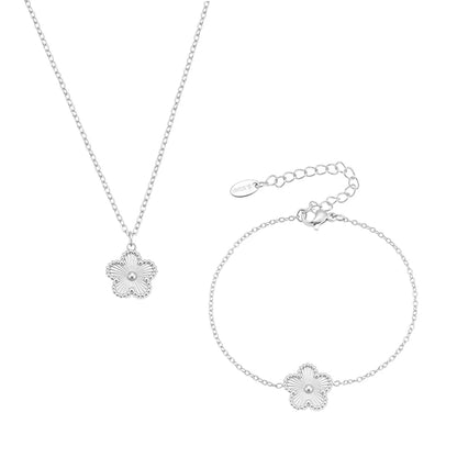 Flower Pendant Jewelry Set for Women