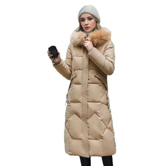 2025 Long Padded Winter Parka for Women