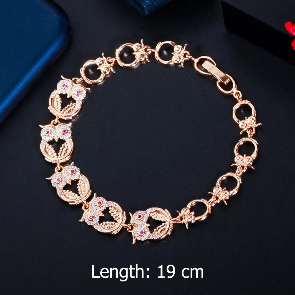 Elephant Charm Link Bracelet