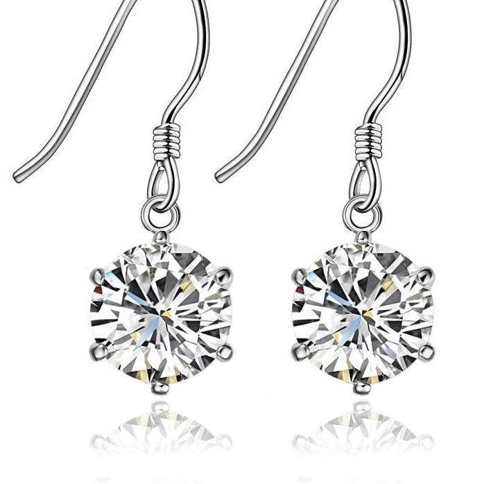 925 Sterling Silver  Wedding Earrings for Women