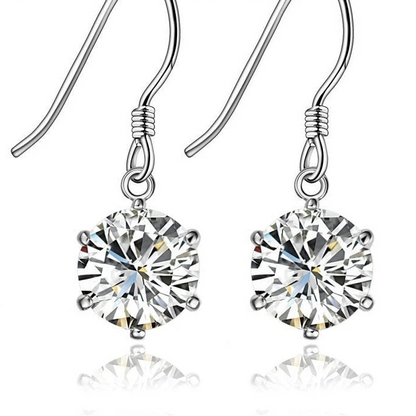 925 Sterling Silver  Wedding Earrings for Women