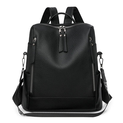 Women's Faux Leather Backpack Purse