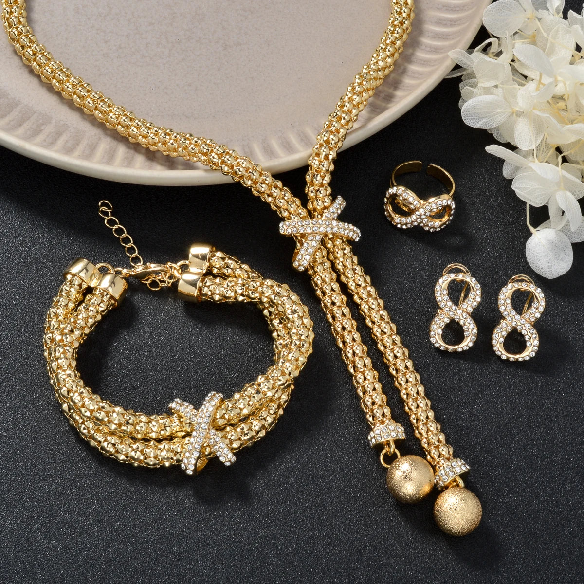 Gold Plated Jewelry Set