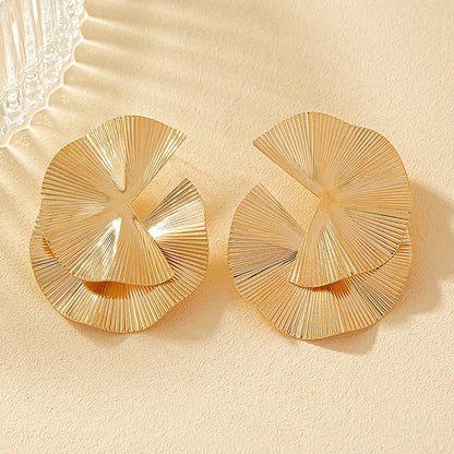 Twisted Design Dinner Earrings