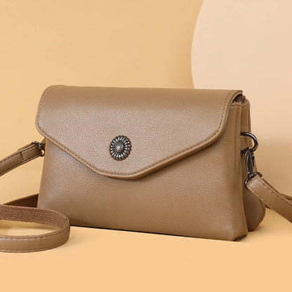 High-Quality PU Leather Crossbody Shoulder Bag