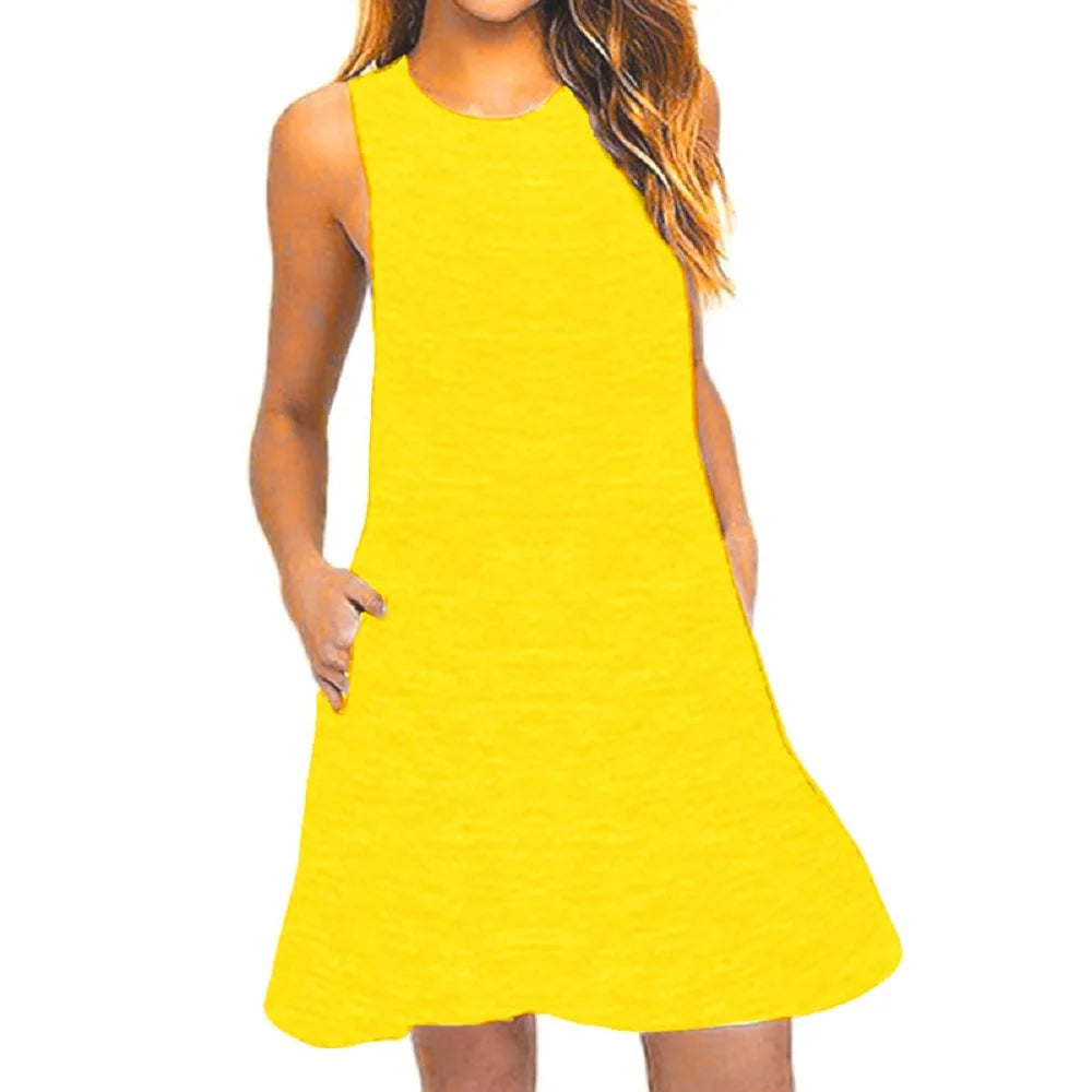 Different colors  Boho Casual Loose Dress