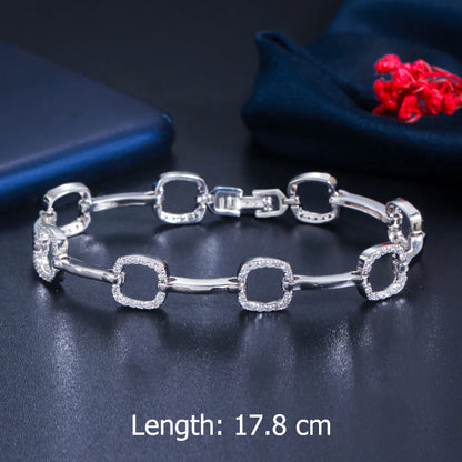 Elephant Charm Link Bracelet
