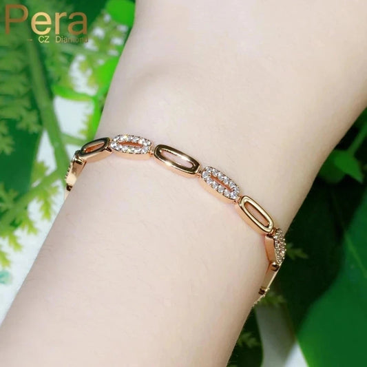 Rose Gold Tennis Bracelet