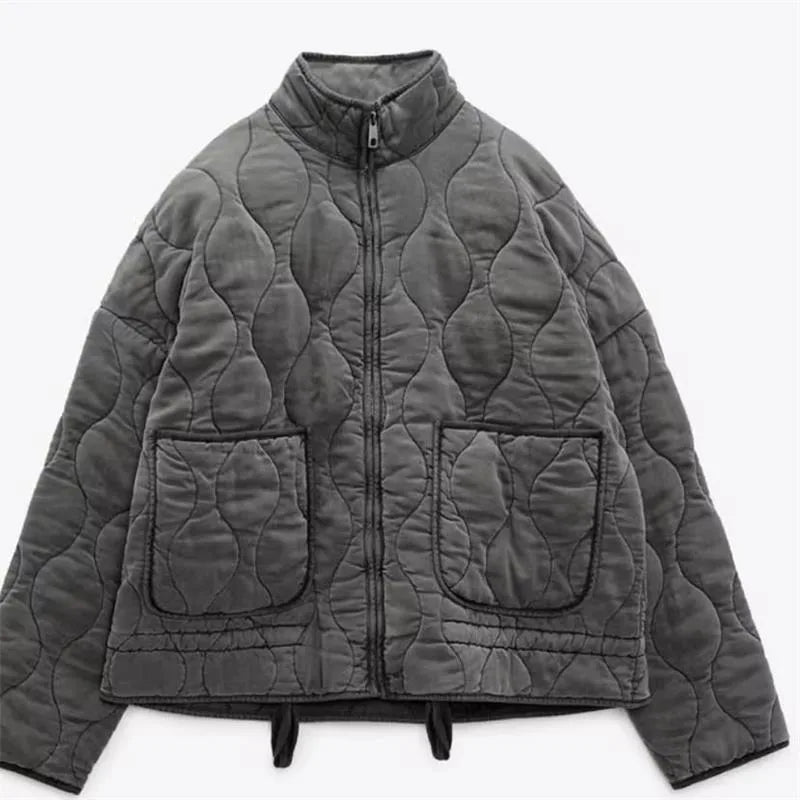 Vintage Warm Cotton Jacket Women 2025