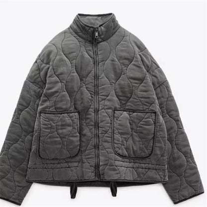 Vintage Warm Cotton Jacket Women 2025