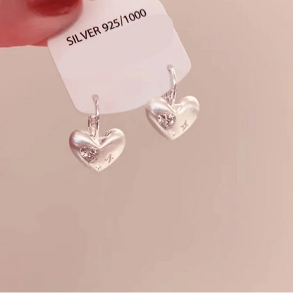 Genuine Silver Hoop Earrings for Women