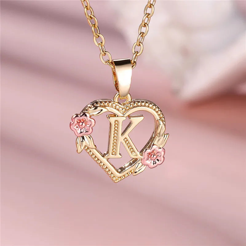 Letter Pendant Necklace