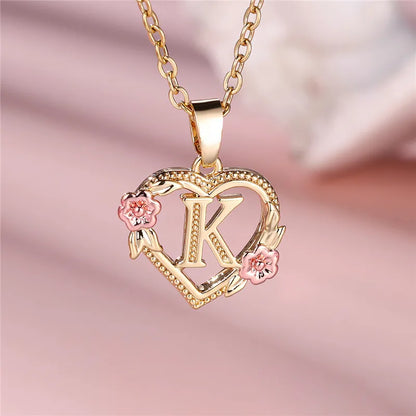 Letter Pendant Necklace