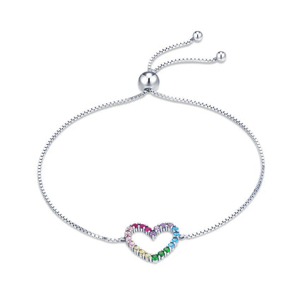 Colorful Heart   Bracelet