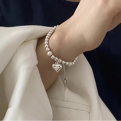 Elegant 925 Sterling Silver Bracelet – Simple, Charming