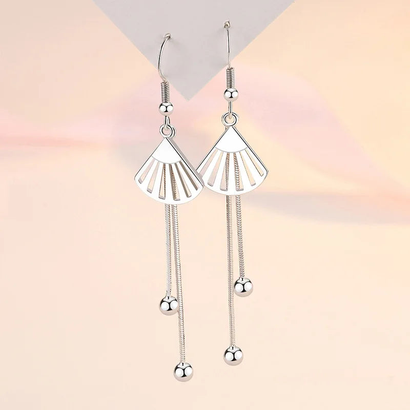 925 Sterling Silver Original Charm Double Hoop Earrings