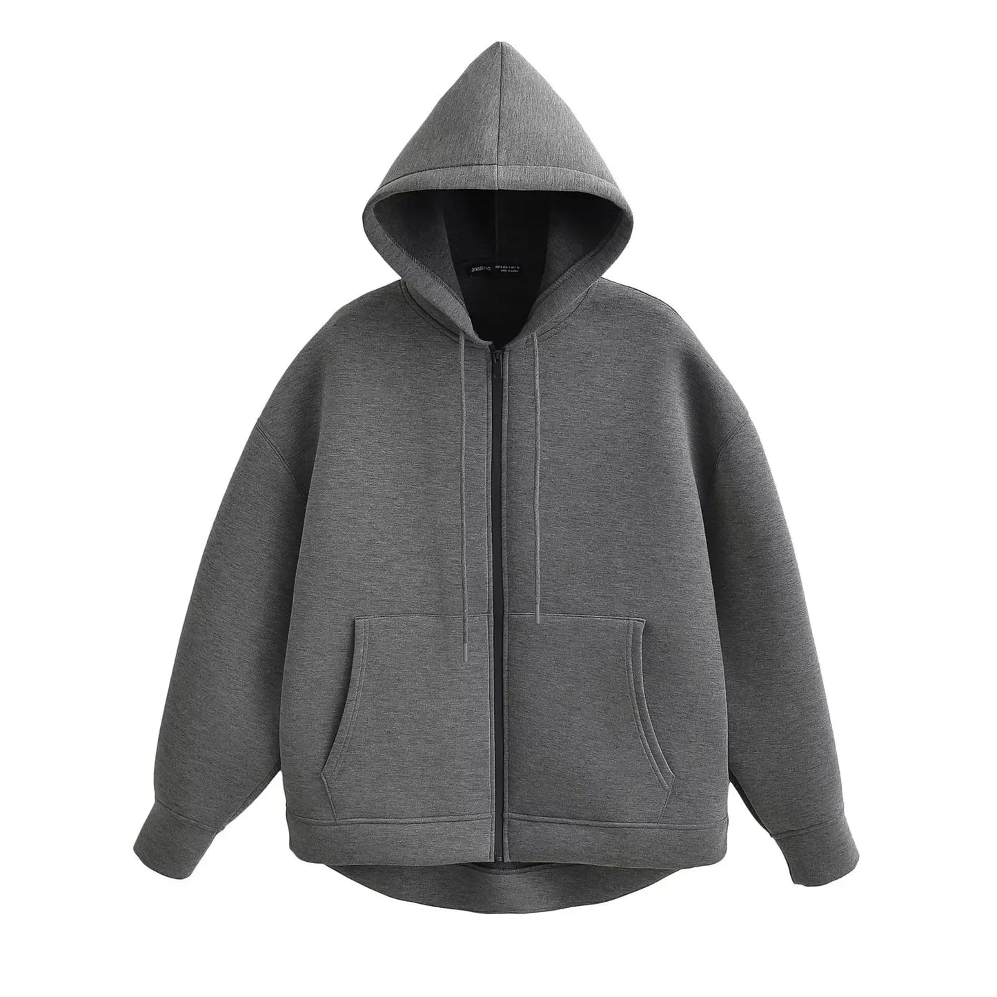 Women’s Gray Hooded Zip Jacket 2025